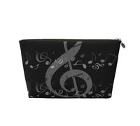 Corazón de Nota Musical, Bolsa de Maquillaje Bolsa de cosméticos Bolsa de artículos de tocador de Viaje portátil Bolsa de artículos de tocador