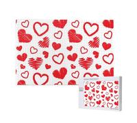 Corazón del día de San Valentín,Rompecabezas de Madera de 1000 Piezas para Adultos y Adolescentes.