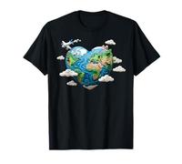 Corazón Día de la Tierra Salvar Lindo Planeta Estu Camiseta