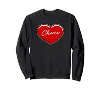 Corazón Dibujado a Mano Cherie - Nombre Corazones I Love Cherie Sudadera