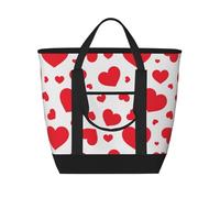 Corazón disperso,Bolsas de almuerzo de gran capacidad, bolsa de mano térmica para mujeres, hombres, trabajo, picnic, viajes.