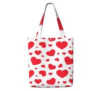 Corazón disperso，Bolsas de supermercado reutilizables, bolsas de compras, bolsas de lona de gran capacidad, bolso de hombro