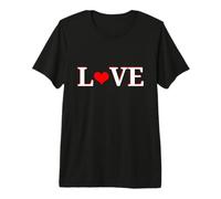 Corazón Enamorado Camiseta Premium