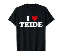 Corazón España Parque Nacional I Love Teide Camiseta