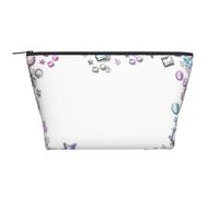 Corazón Estrella Brillo Lentejuelas Brillo Chispeante Lindo, Bolsa de artículos de tocador Bolsa de Maquillaje Bolsa de cosméticos Bolsa de artículos de tocador de Viaje portátil