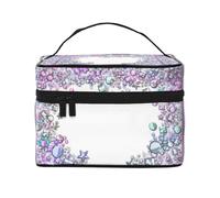 Corazón Estrella Brillo Lentejuelas Brillo Chispeante Lindo, Bolsa de Maquillaje Bolsa de cosméticos Bolsa de Aseo de Viaje portátil Estuche para lápices