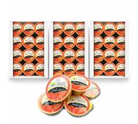 Corazón Extremeño Tomate Natural Rallado Monodosis 30x25g | 100% Tomate Natural | Sin Conservantes ni Colorantes | Sin Gluten ni Lactosa | Ideal para Tostadas y Hostelería - PACK 3