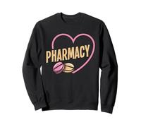 Corazón Farmacéutico Técnico Farmacia Trabajo Amor Sudadera