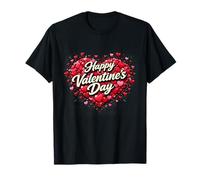 Corazón Feliz Día de San Valentín Amor Explosión Camiseta
