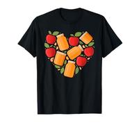 Corazón Forma Manzana Mermelada Manzanas Camiseta