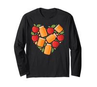 Corazón Forma Manzana Mermelada Manzanas Manga Larga