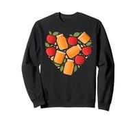 Corazón Forma Manzana Mermelada Manzanas Sudadera