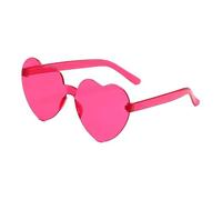 Corazón Gafas Women's Heart Sunglasses Wedding Bachelorette Bridesmaid Beach Party Multi-Color Photo Props para Halloween(Color 01,12PCS)