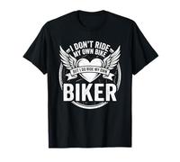 Corazón I Don't Ride My Own Bike But I Do Ride My Own Biker Camiseta