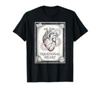 Corazón irracional Pi Day Vintage Ciencia anatómica Matemáticas Camiseta