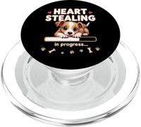 Corazón italiano perro galgo divertido regalo Iggy Puppy PopSockets PopGrip para MagSafe