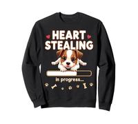 Corazón Jack Russell Terrier perro divertido regalo Jack Russell cachorro Sudadera