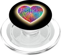 Corazón Kintsugi Arco Iris Resiliente PopSockets PopGrip para MagSafe