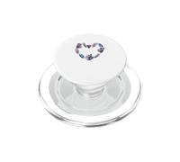 Corazón Místico Cristal Ilustración Mágico PopSockets PopGrip para MagSafe