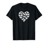 Corazón para caballos Jinete Caballo amor por los caballos Camiseta