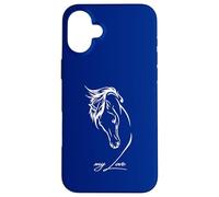 Corazón para Caballos Jinete Caballo Amor por los Caballos Carcasa para iPhone 16 Plus