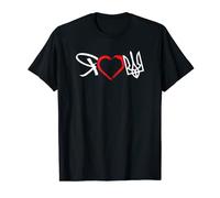 Corazón Para Ucrania Ucraniano Cosaco Kiev Nación Estado Camiseta