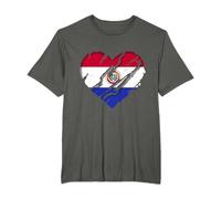Corazón Paraguay Bandera Paraguaya Orgullo Paraguayo Camiseta