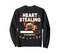 Corazón Pastor Belga Perro Divertido Regalo Malinois Puppy Sudadera