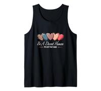 Corazón Retro Vintage Be A Decent Human It's Not That Hard Camiseta sin Mangas
