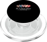 Corazón Retro Vintage Be A Decent Human It's Not That Hard PopSockets PopGrip para MagSafe