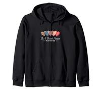 Corazón Retro Vintage Be A Decent Human It's Not That Hard Sudadera con Capucha