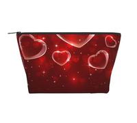 Corazón Rojo, Bolsa de artículos de tocador Bolsa de Maquillaje Bolsa de cosméticos Bolsa de artículos de tocador de Viaje portátil