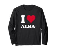 Corazón Rojo Me Amo Alba Manga Larga