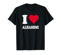 Corazón Rojo Me Amo Alhashmi Camiseta