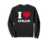 Corazón Rojo Me Amo Efrain Sudadera