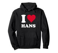 Corazón Rojo Me Amo Hans Sudadera con Capucha