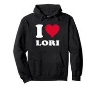 Corazón Rojo Me Amo Lori Sudadera con Capucha