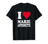 Corazón Rojo Me Amo María Antonieta Camiseta gráfica económica