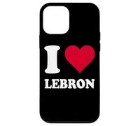 Corazón Rojo Me Encanta Lebron Carcasa para iPhone 12 mini