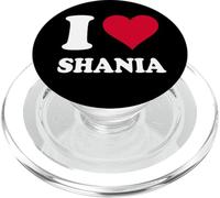 Corazón Rojo Me Encanta Shania PopSockets PopGrip para MagSafe