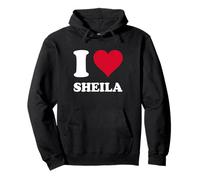 Corazón Rojo Me Encanta Sheila Sudadera con Capucha