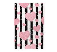 Corazón romántico con Lentejuelas Color Oro Rosa, Rompecabezas de 1000 Piezas, Rompecabezas de Madera para Toda la Familia, decoración de Pared para Adultos y Adolescentes.