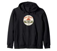 Corazón Salvaje Caminar Libre Montaña Atardecer Sudadera con Capucha