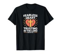 Corazón sin Miedo confiando en el Señor Salmo 112:7 Camiseta