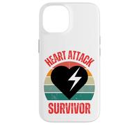 Corazón sobreviviente orgulloso papá Mon Resiliencia cita divertida Carcasa para iPhone 14