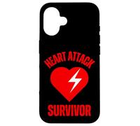 Corazón sobreviviente orgulloso papá Mon Resiliencia cita divertida Carcasa para iPhone 16