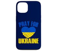 Corazón Ucrania Stand Con Ucrania Carcasa para iPhone 13