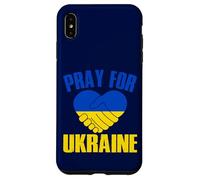 Corazón Ucrania Stand Con Ucrania Carcasa para iPhone XS Max