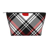 Corazones a Cuadros de San Valentín, Bolsa de artículos de tocador Bolsa de Maquillaje Bolsa de cosméticos Bolsa de artículos de tocador de Viaje portátil