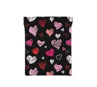 Corazones Corazones Rosados Y Rojos, Squeeze Top Wallet Bolsa de Almacenamiento para Mujer Monedero pequeño Bolsa de Cambio